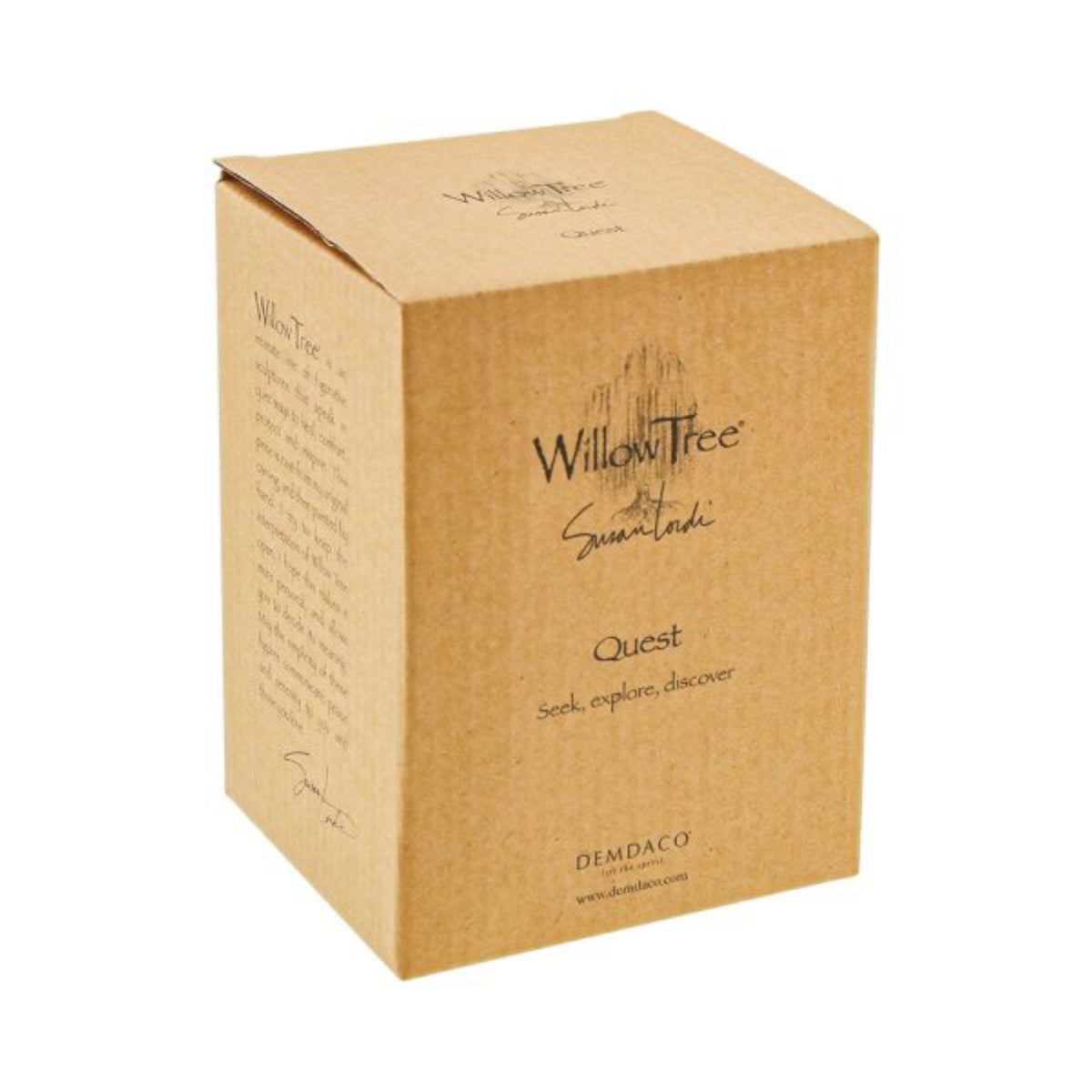 Willow Tree é uma linha íntima de estatuetas criada pela artista Susan Lordi representativas de: amor, proximidade, cura, coragem, esperança, família entre outras emoções que encontramos na vida. Envolvida numa caixa com a mensagem: 'Procura, explora, descobre'.