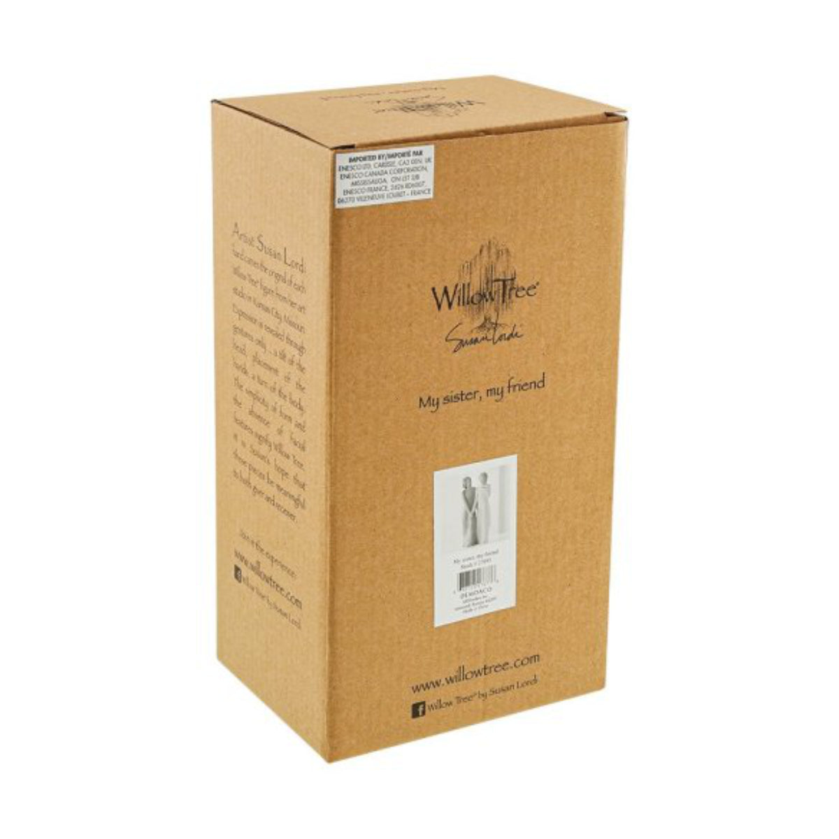 Willow Tree é uma linha íntima de estatuetas criada pela artista Susan Lordi representativas de: amor, proximidade, cura, coragem, esperança, família entre outras emoções que encontramos na vida. Envolvida numa caixa com a mensagem: 'Caminha comigo. E ao longo do caminho, vamos partilhar... tudo'.