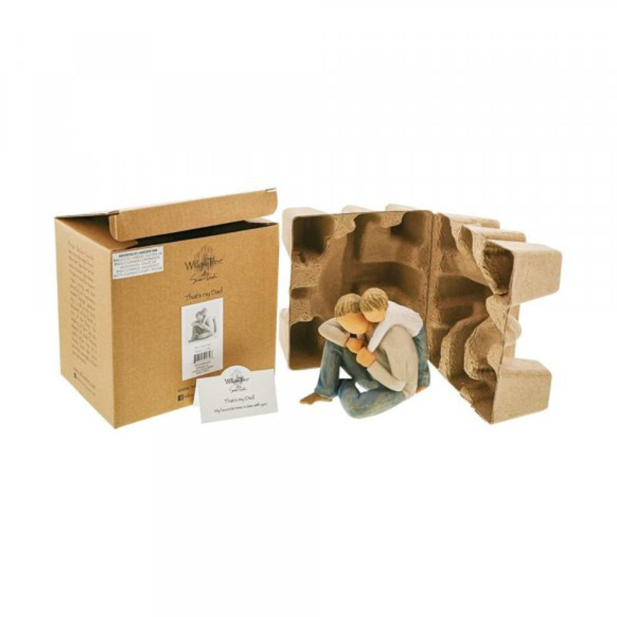 Willow Tree é uma linha íntima de estatuetas criada pela artista Susan Lordi representativas de: amor, proximidade, cura, coragem, esperança, família entre outras emoções que encontramos na vida. Envolvida numa caixa com a mensagem: 'O meu momento favorito é contigo'.