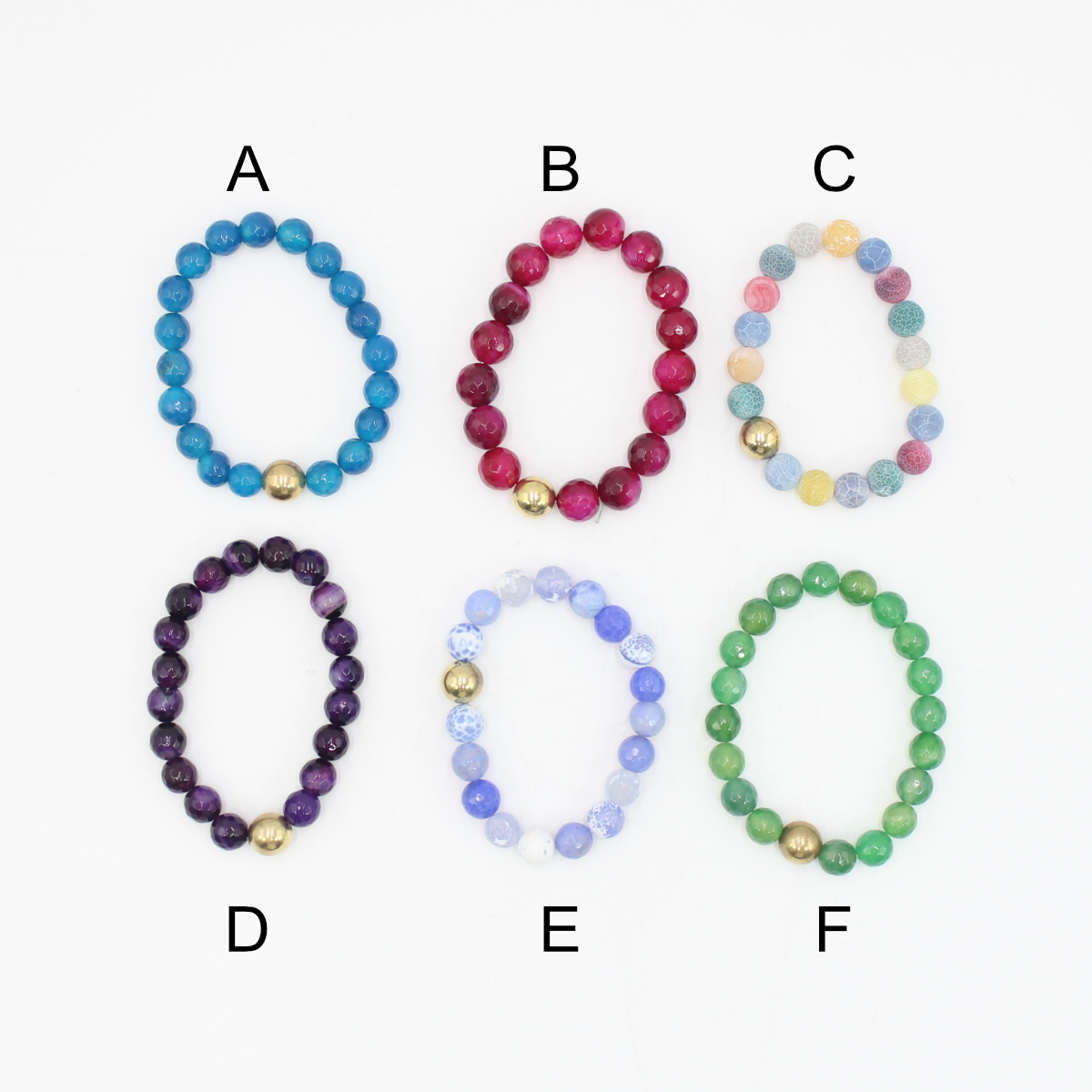 Pulseira Ágata Bola 10mm