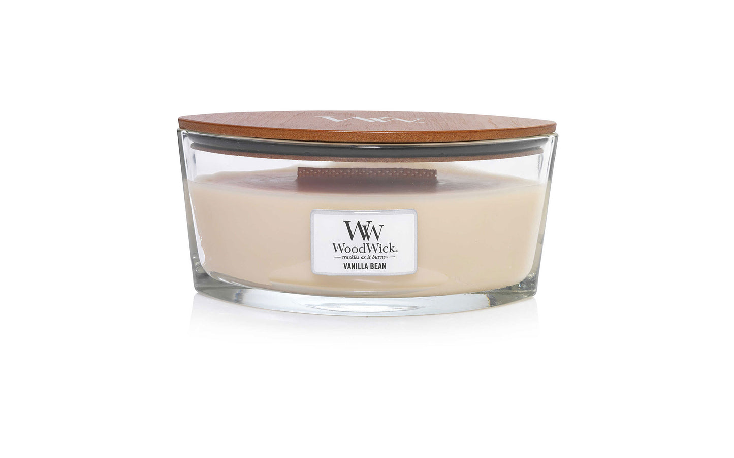 Candle Vanilla Bean Ellipse WoodWick