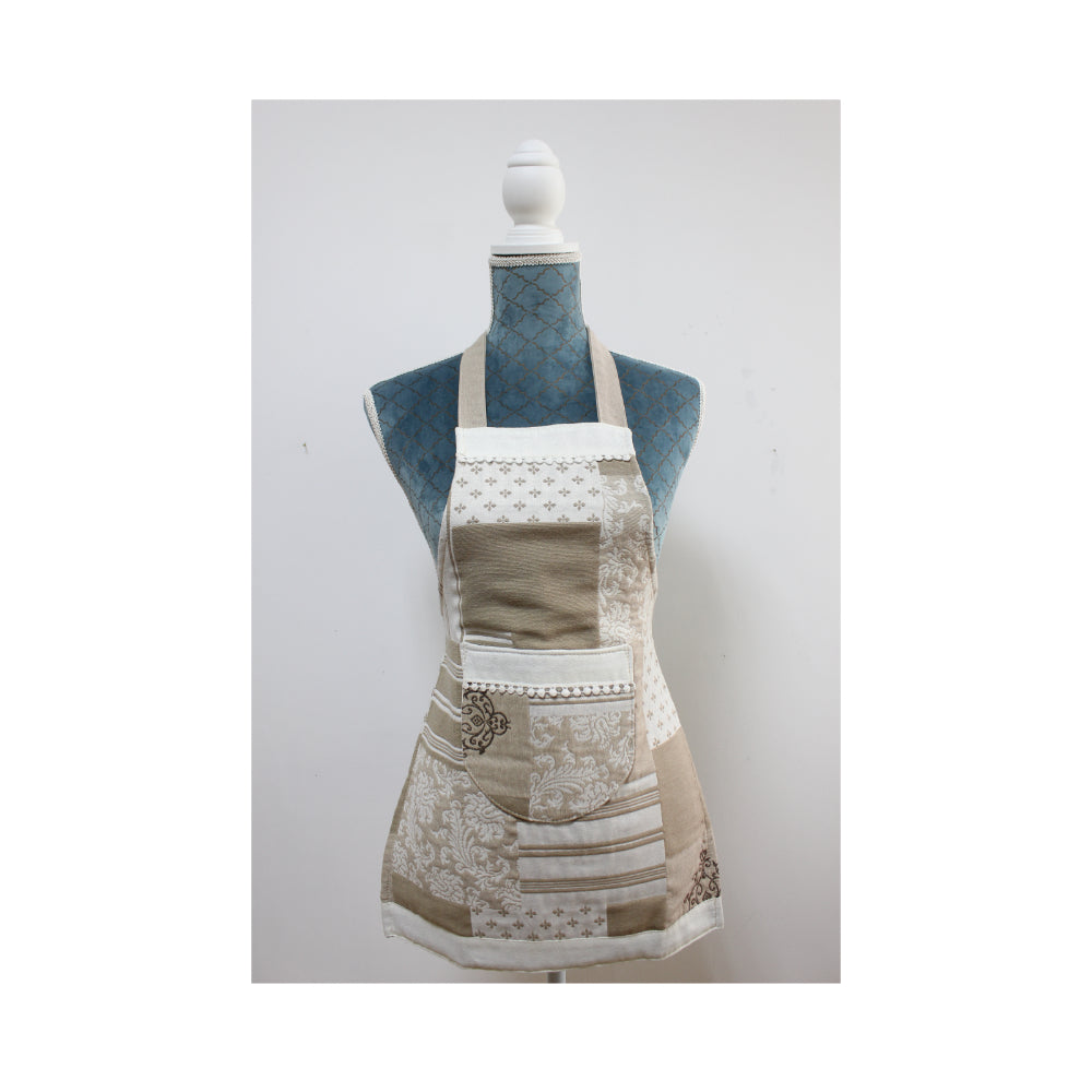 Beige Pattern Children's Apron