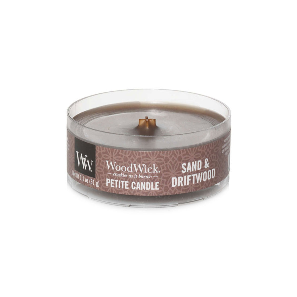 Vela Petite Sand & Driftwood Woodwick