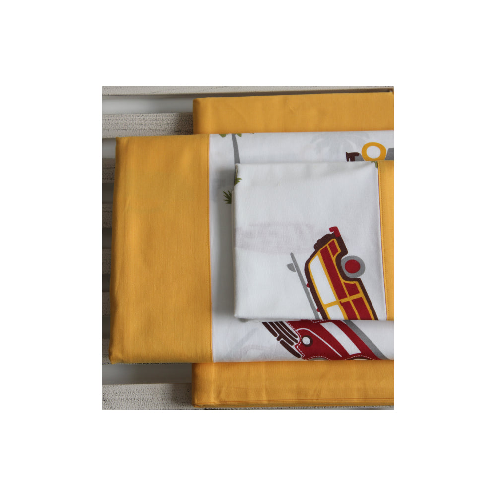 Surf Yellow Single Bed Set