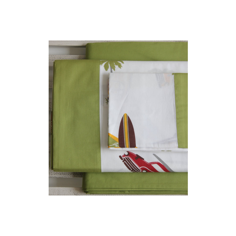Surf Verde Single Bed Set