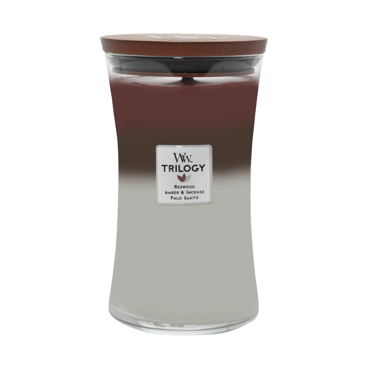 Jarro vela grande com a fragrância Forest Retreat Trilogy da marca woodwick