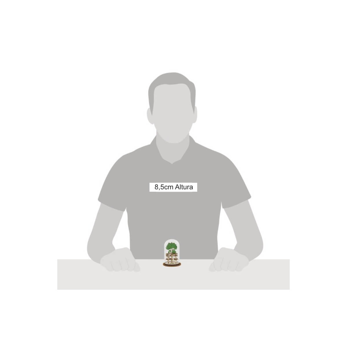 Estatueta Campânula Mr & Mrs Kloche