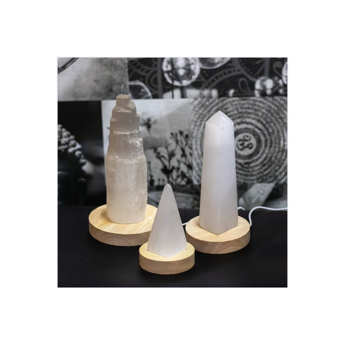 Base de luz LED USB 8/10/12cm