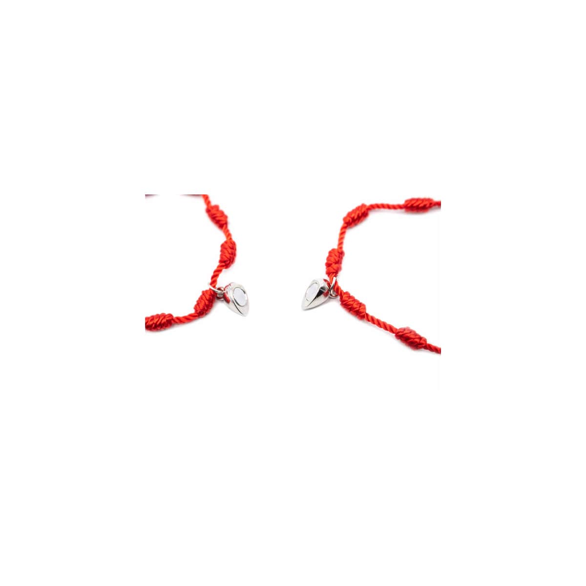 Conjunto Pulseira 7 Nós com Coração