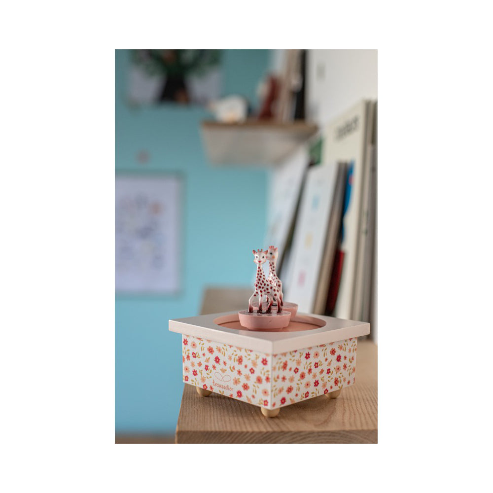 Caixa de Música Madeira Girafa Sofia Trousselier
