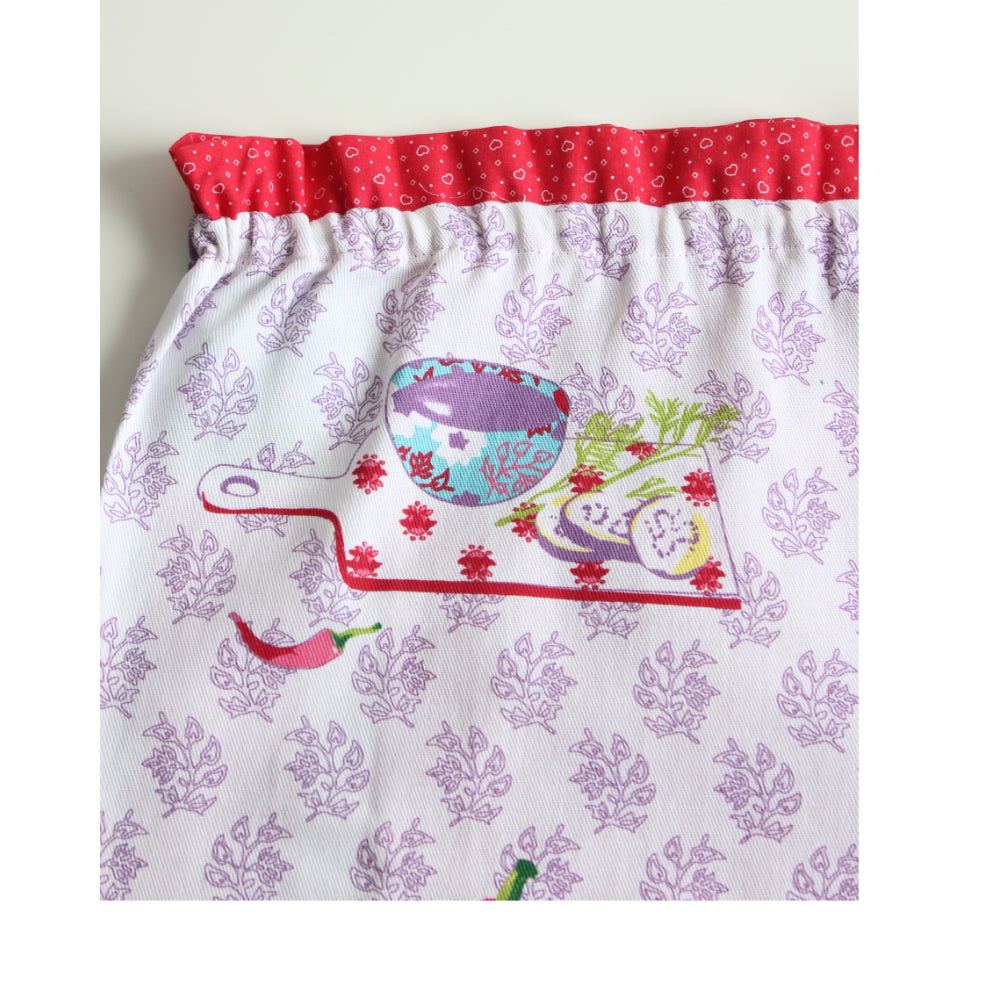 Bolso con Estampado de Verduras