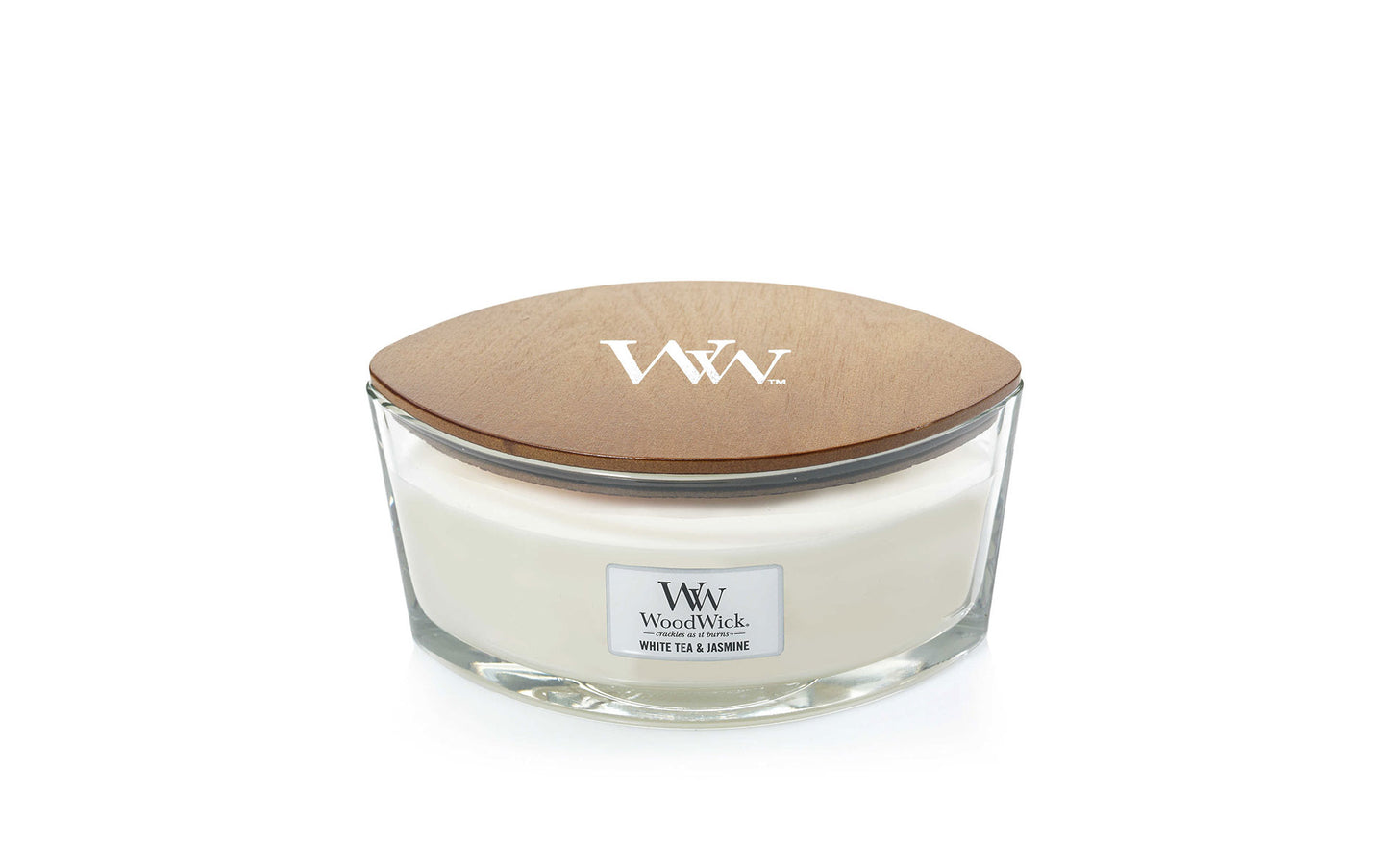 Candle White Tea & Jasmine Elipse WoodWick