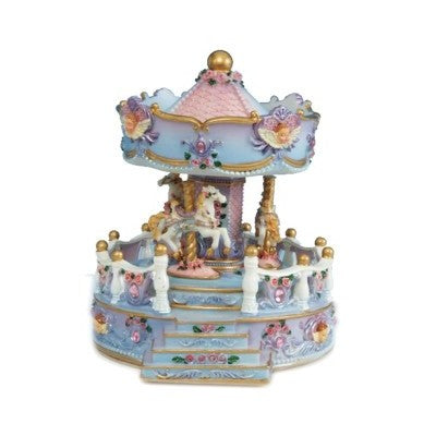 Caixa de Música Carrossel Escadas Musicboxworld