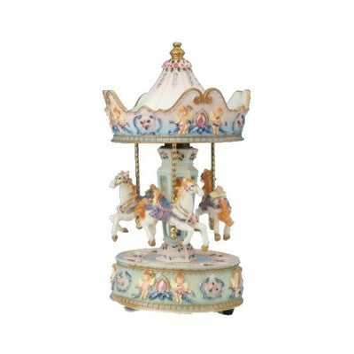 Caixa de Música Carrossel Cavalos Musicboxworld