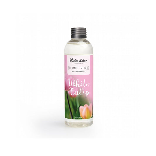 Recarga Mikado White Tulip c/ Varetas de Vime Boles d'olor