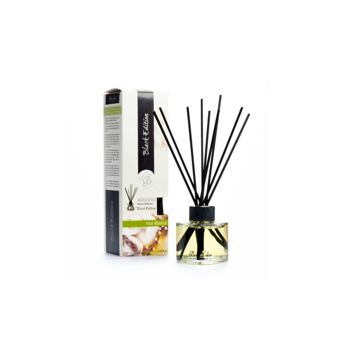 Mikado Black Edition Flor Branca Boles d'olor