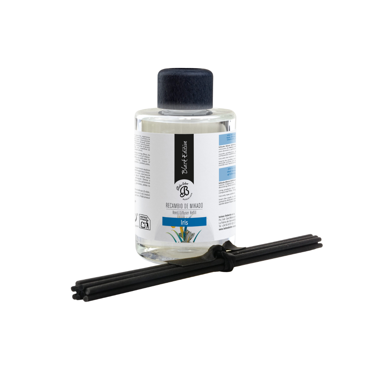 Recarga Mikado Black Edition Íris 300ml Boles d'olor