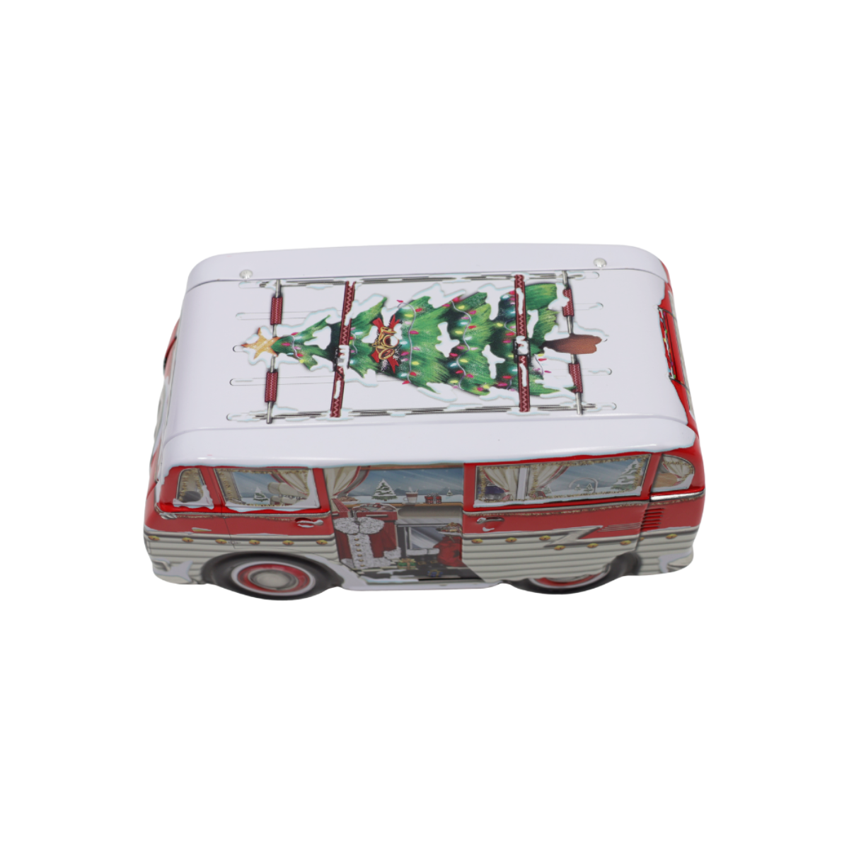 Lata navideña Mini Caravan