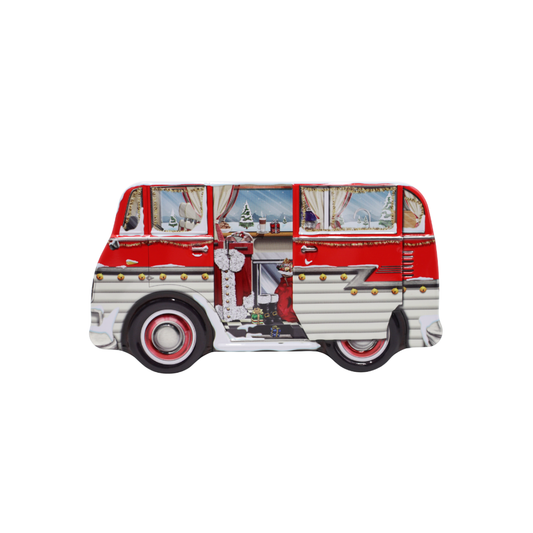 Lata de Natal Mini Caravana The Silver Crane