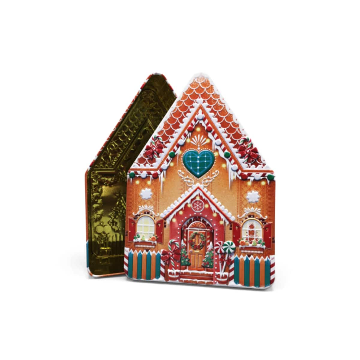 Lata de Natal Gingerbread House The Silver Crane