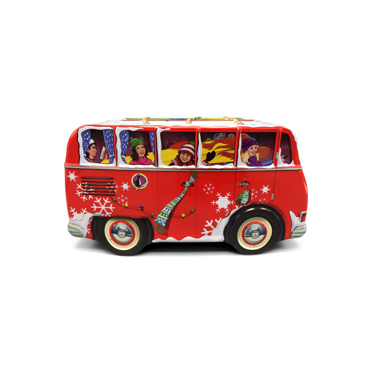 Lata navideña caravana