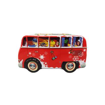 Lata navideña caravana