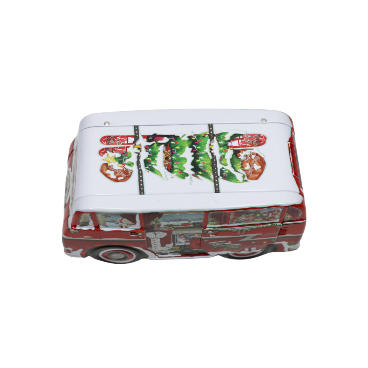 Lata de Natal Caravana The Silver Crane