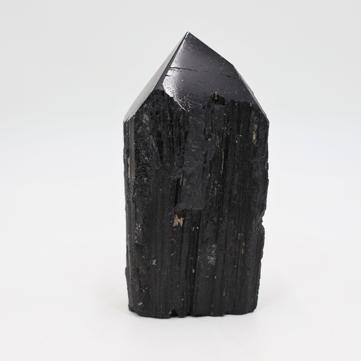 Pedra Mineral Ponta Turmalina Negra