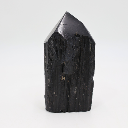 Pedra Mineral Ponta Turmalina Negra