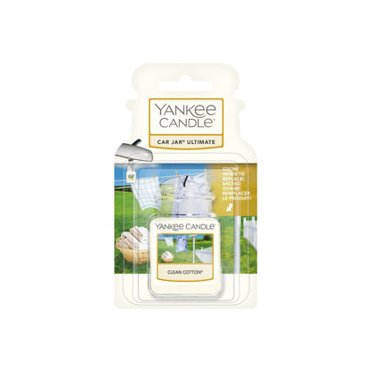 Ambientador Carro Gel Clean Cotton Yankee Candle