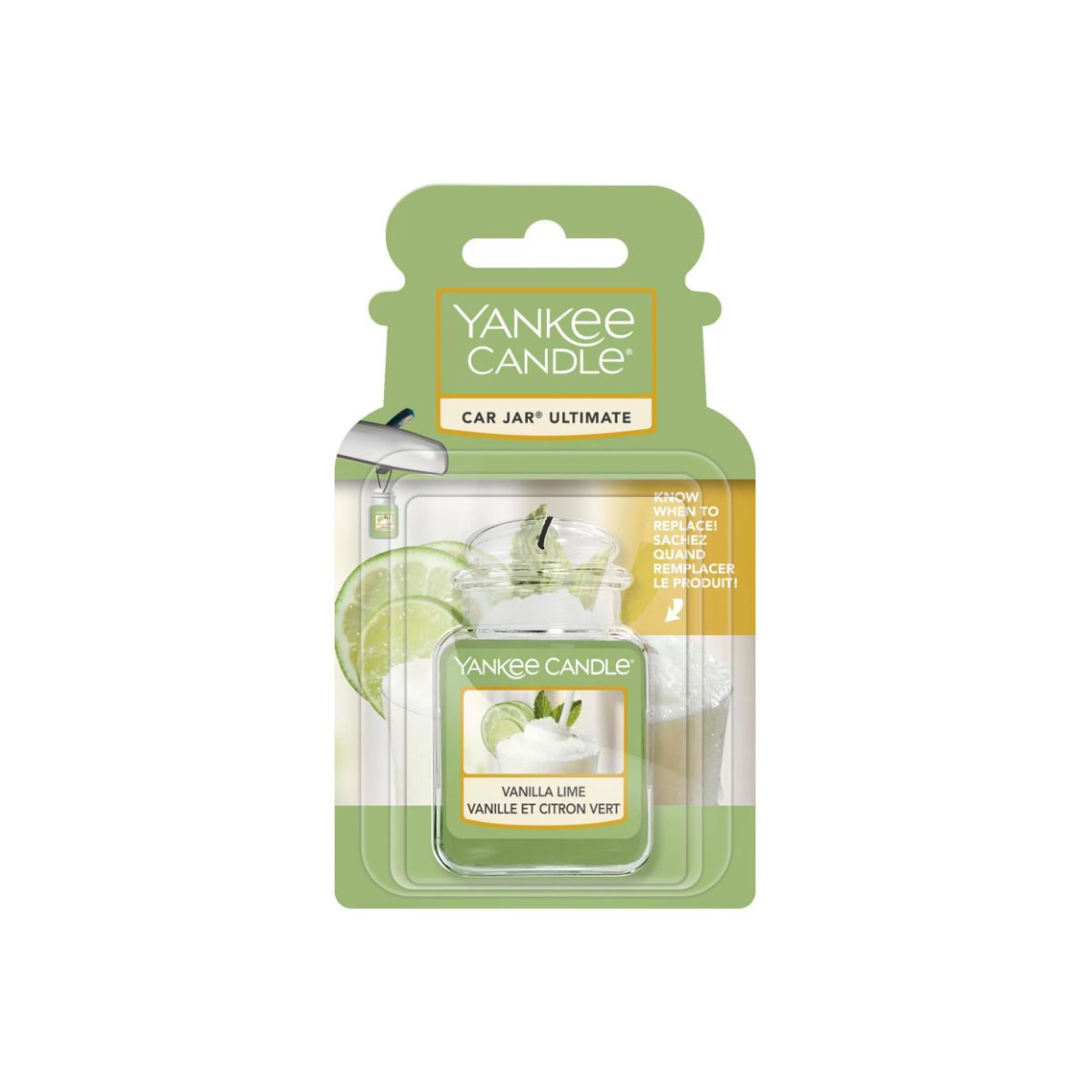 Ambientador Carro Gel Vanilla Lime Yankee Candle