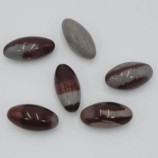 Pedra/Mineral Rolada Shiva Linga 2-3cm