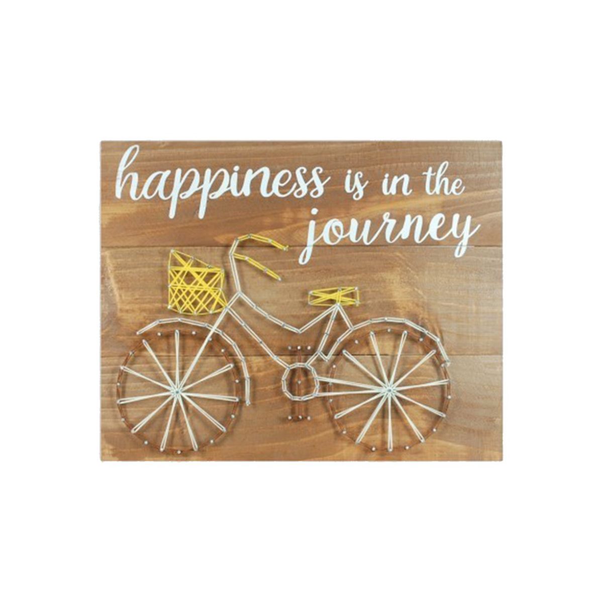 Placa Parede Happiness is the journey