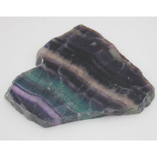 Piedra mineral de fluorita arcoíris