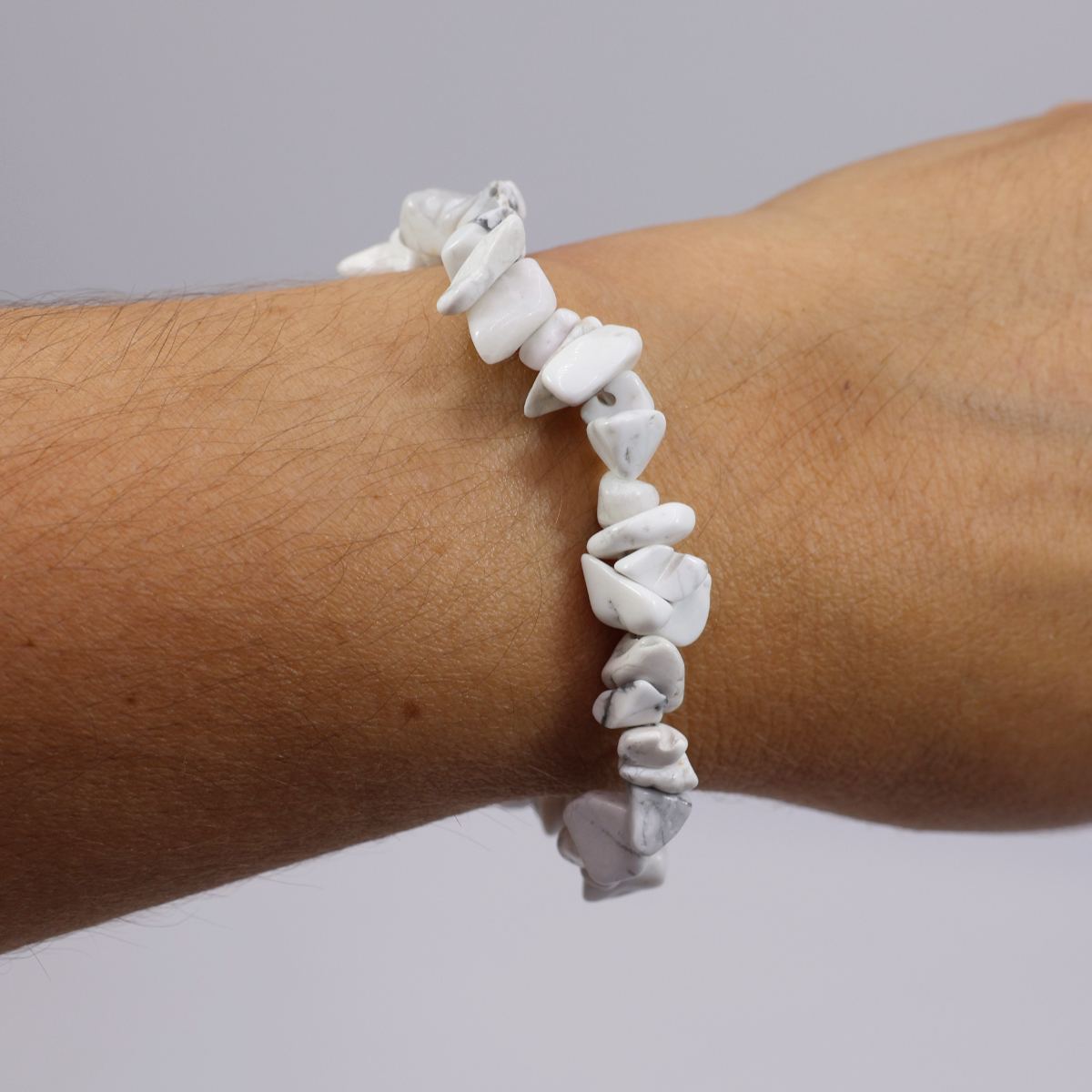 Pulseira Howlite Branca