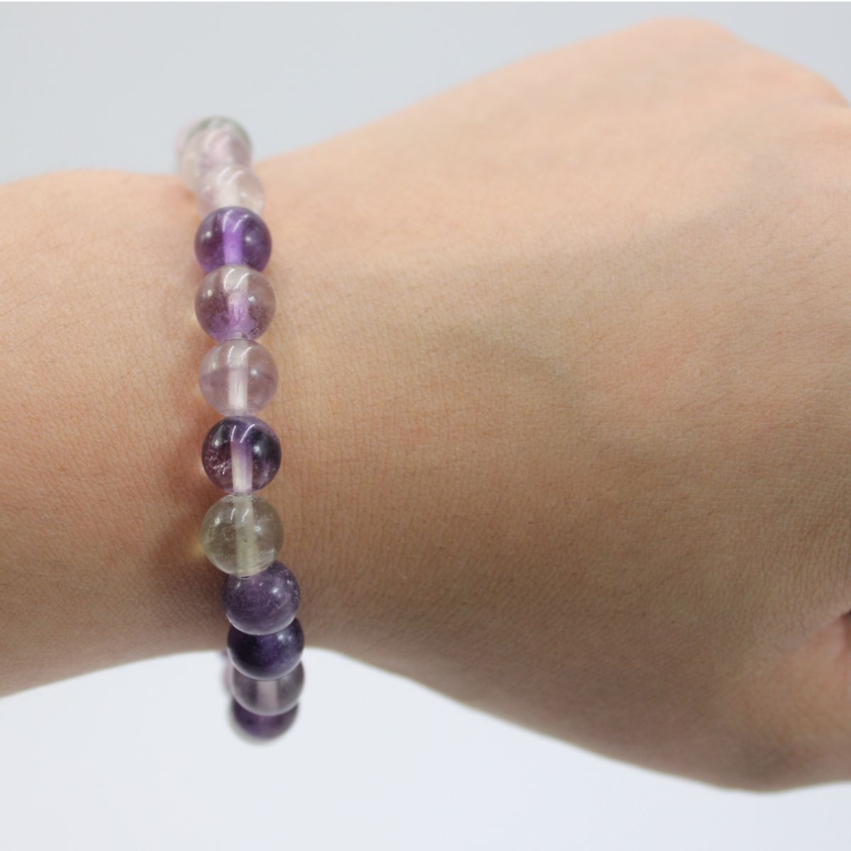 Pulseira Bola Lisa Fluorite 8mm