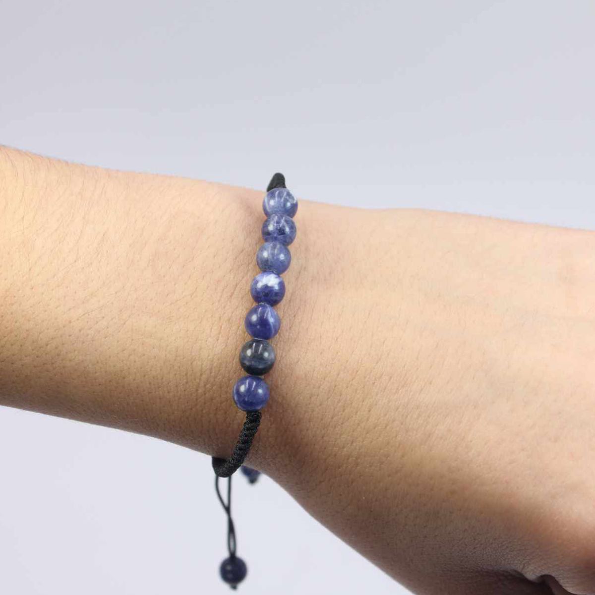 Pulseira 7 Contas Sodalite 6mm