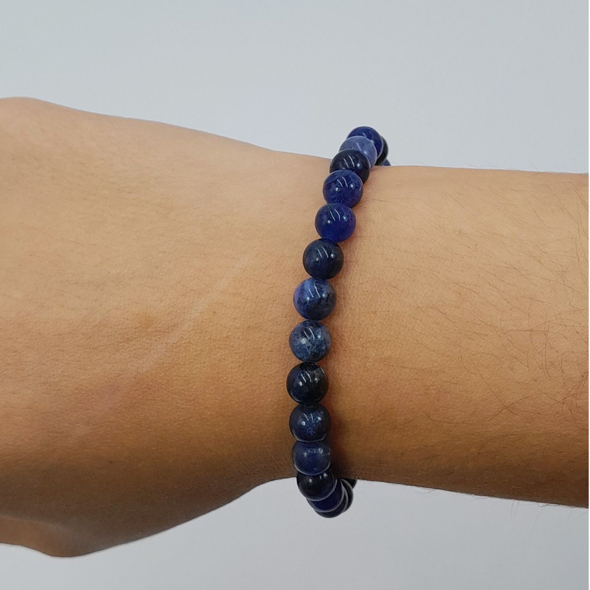 Pulseira Sodalite Bola Lisa 6mm