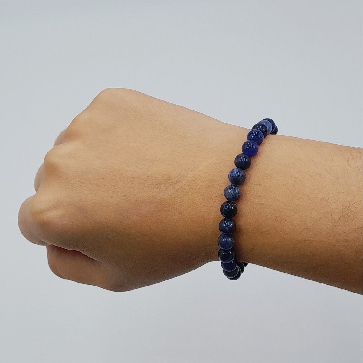 Pulseira Sodalite Bola Lisa 6mm