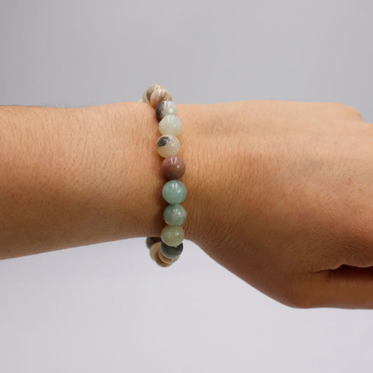 Pulseira Amazonite Bola Lisa