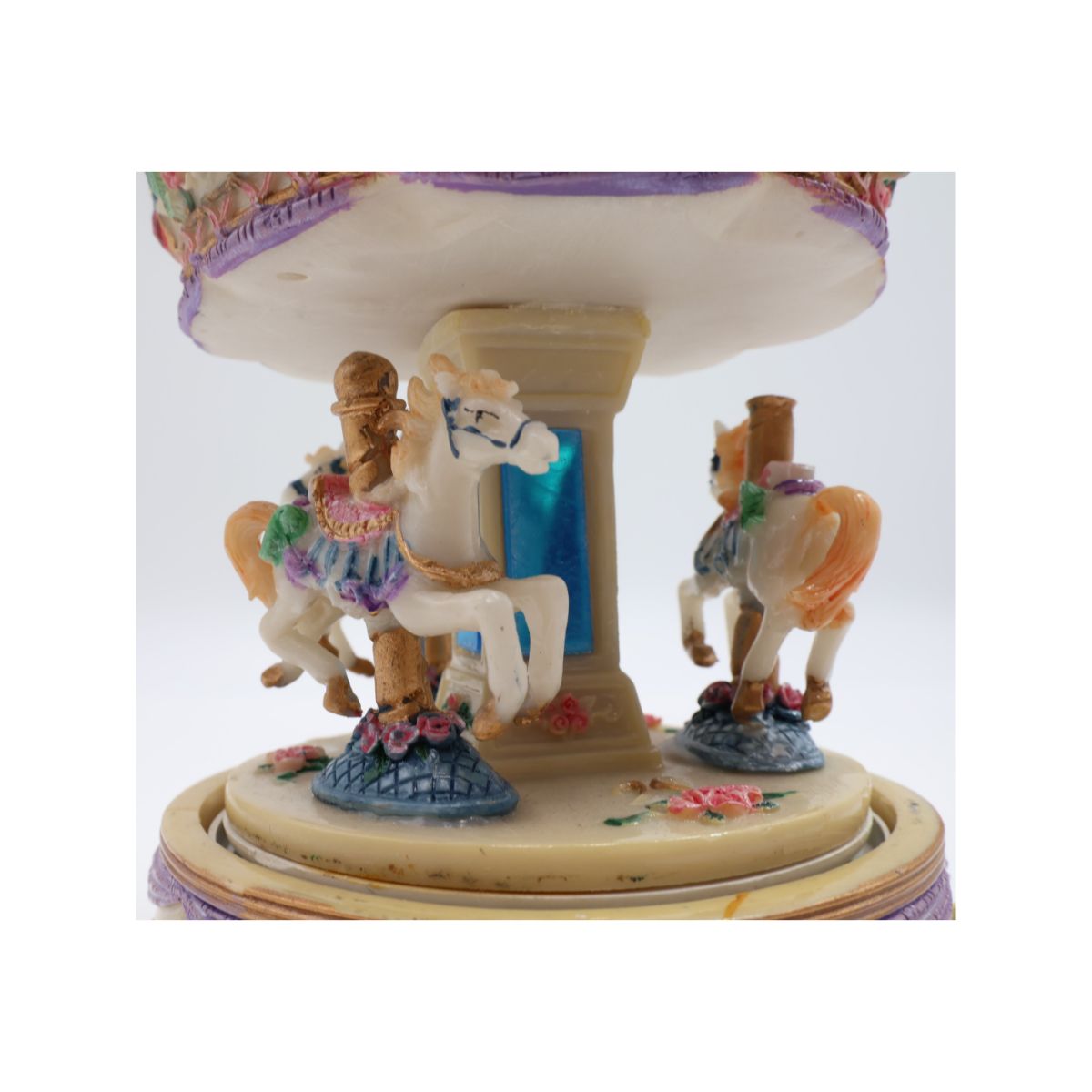 Caixa de Música Carrossel Cavalos Musicboxworld