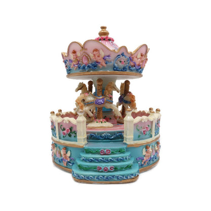 Caixa de Música Carrossel Escadas Musicboxworld