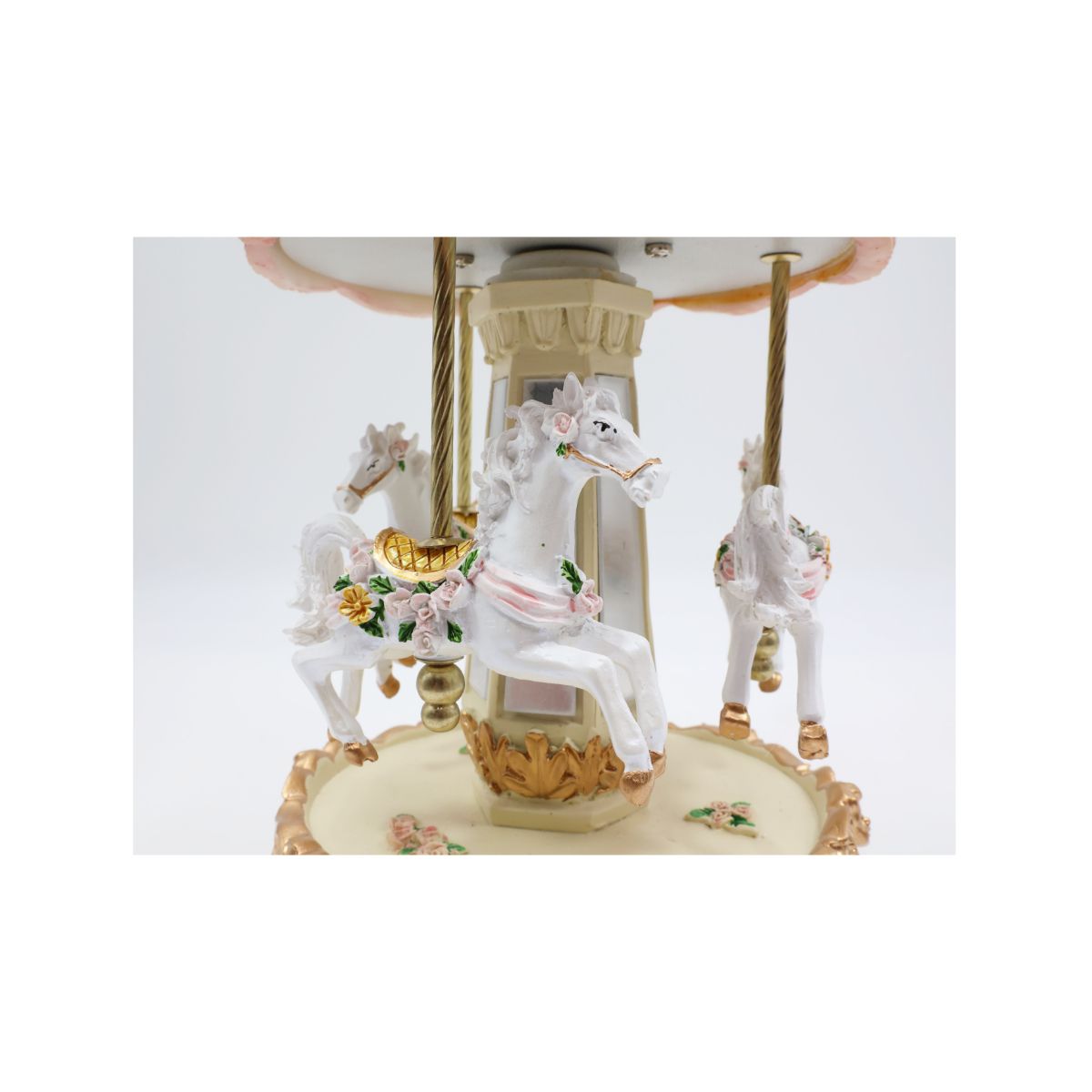 Caixa de Música Carrossel Cavalos Musicboxworld