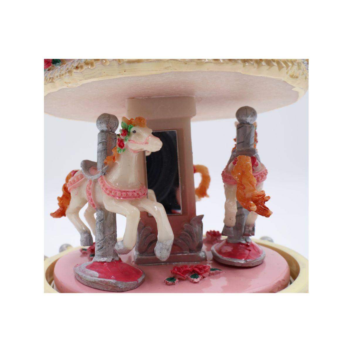 Caixa de Música Carrossel Cavalos Musicboxworld