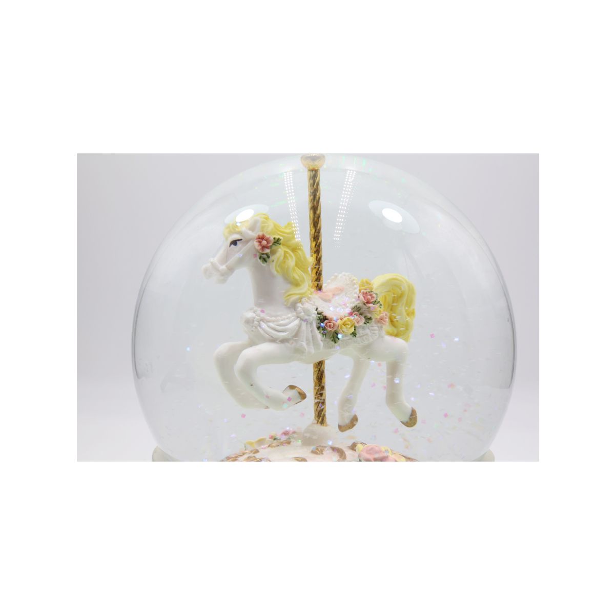 Caixa de Música Globo Cavalo Musicboxworld