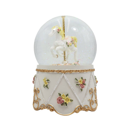 Caixa de Música Globo Cavalo Musicboxworld