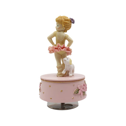 Caixa de Música Bailarina com Cão Musicboxworld