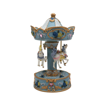 Caixa de Música Carrossel Cavalos Musicboxworld
