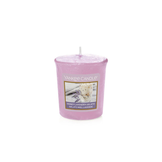 Vela Votive Honey Lavender Gelato Yankee Candle