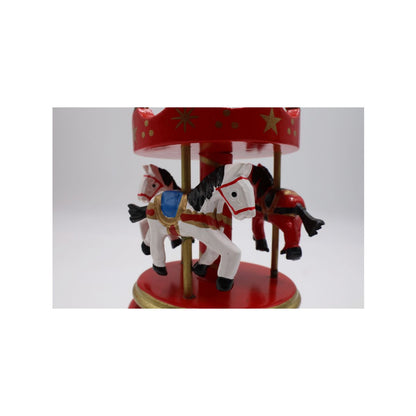 Caixa de Música Carrossel Cavalos Musicboxworld